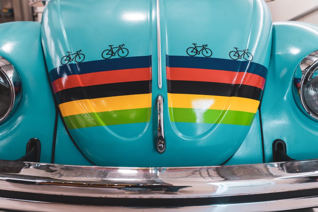 Après velo bestickering voertuig