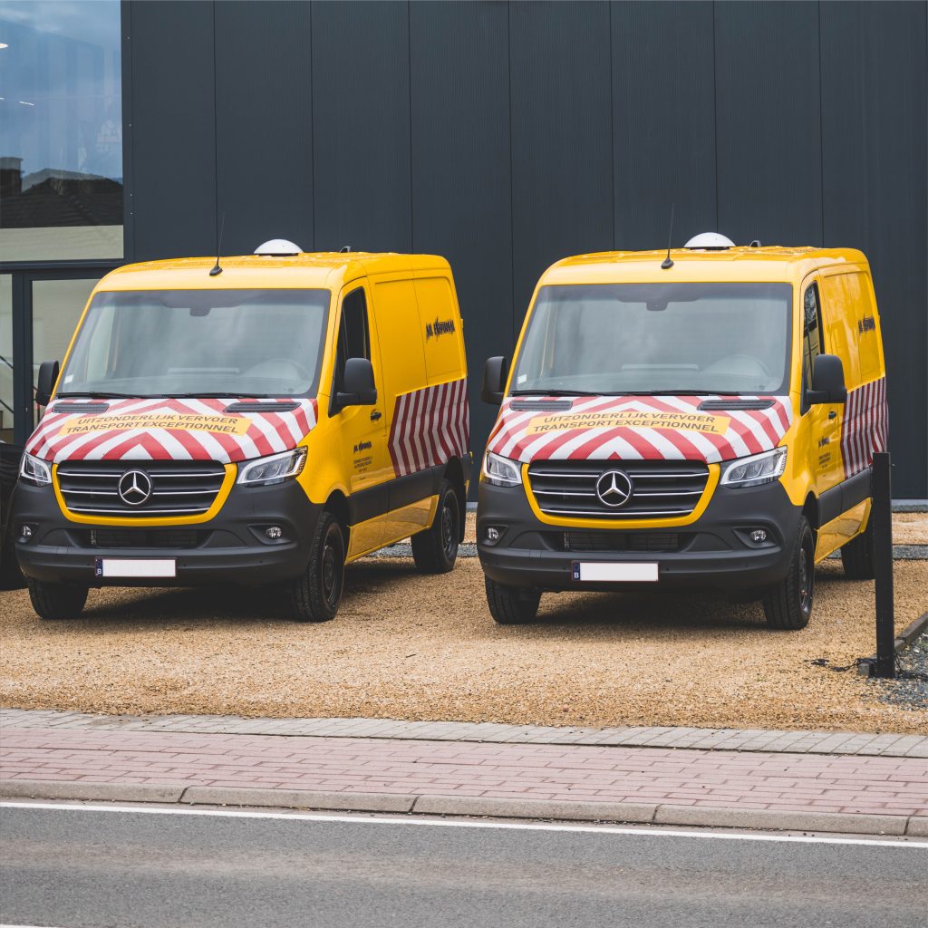 bestickering camionette voor fleet AE post