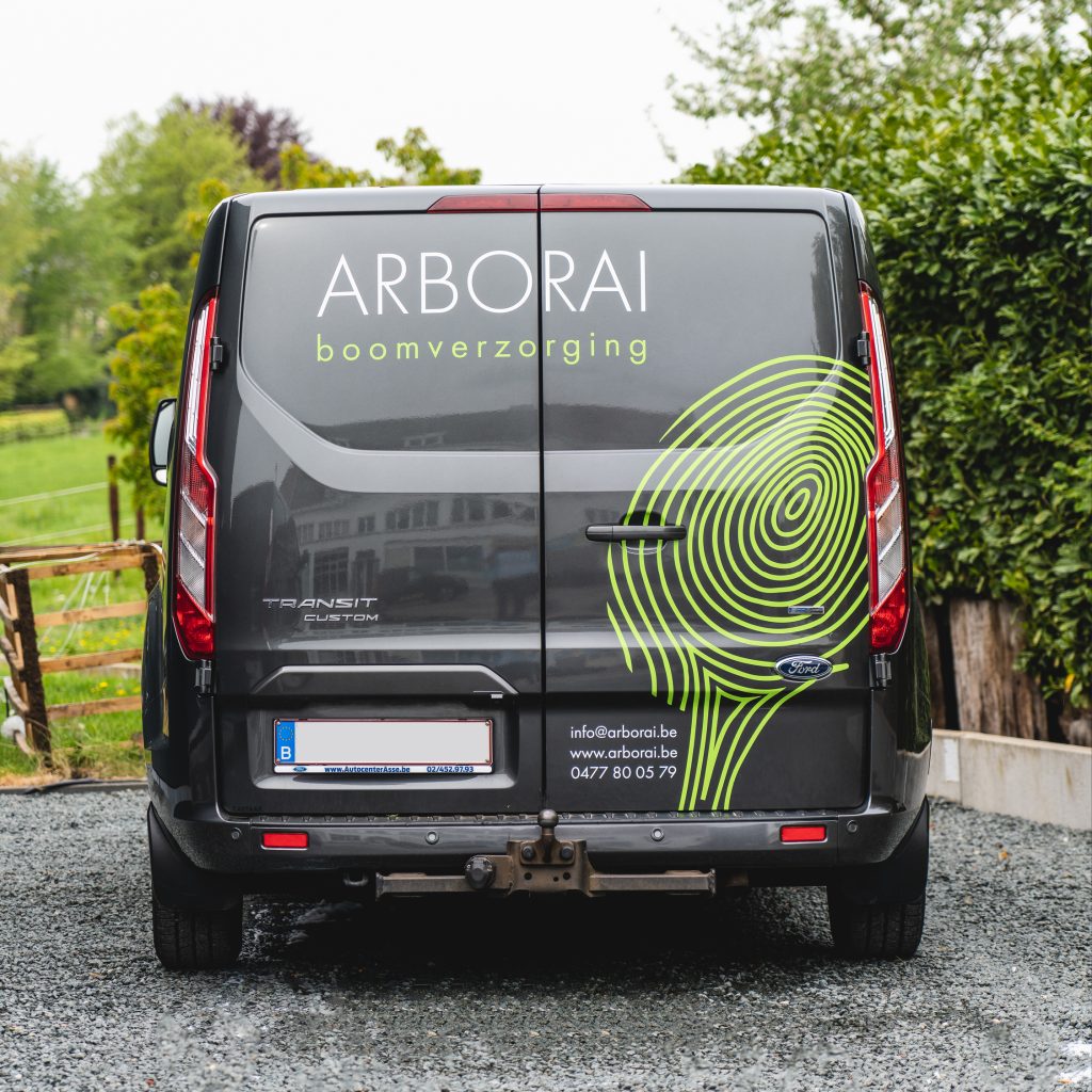 arborai bestelwagen laten beletteren