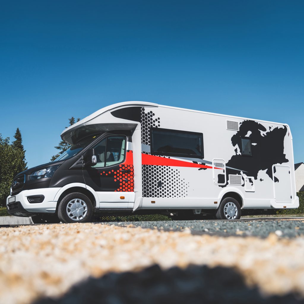 belettering mobilhome