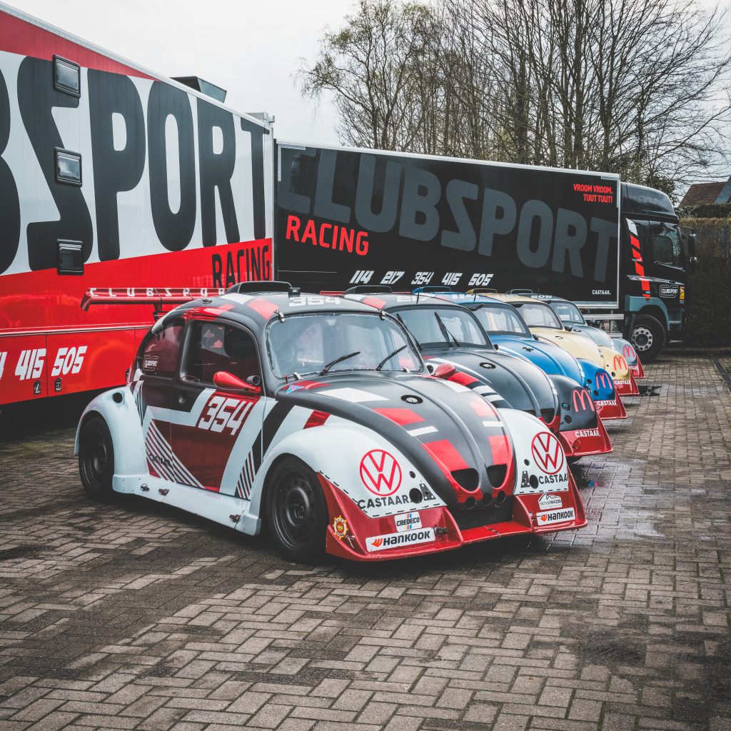 belettering wagen voor clubsport funcups