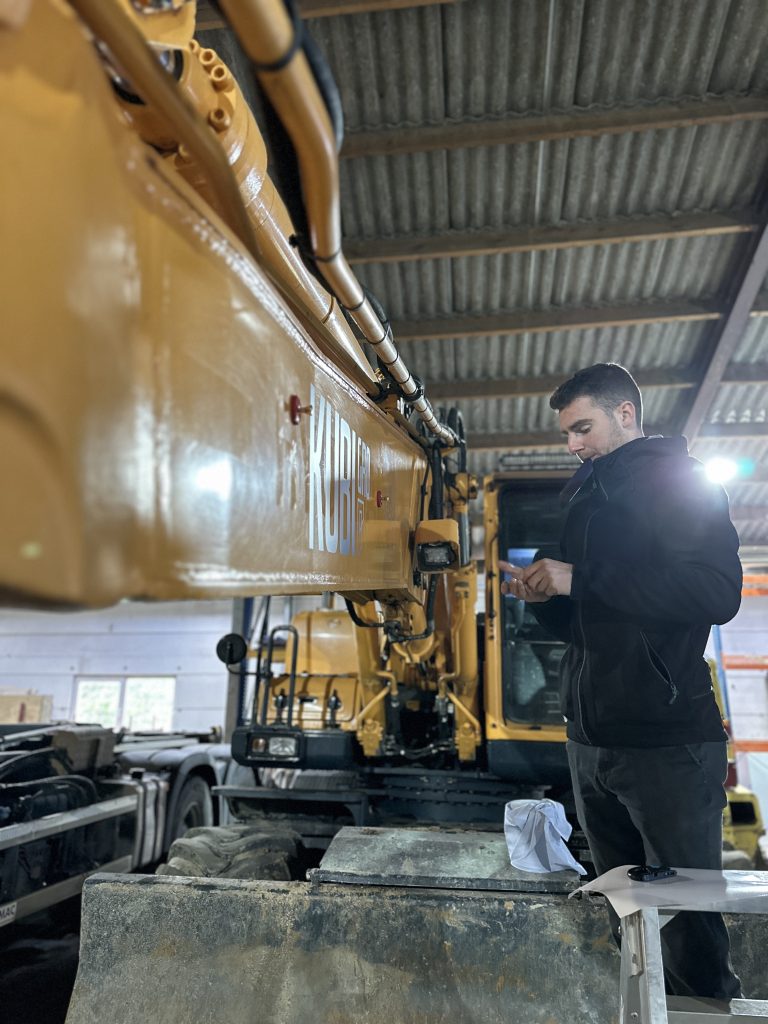 Kraanbelettering door Castaar