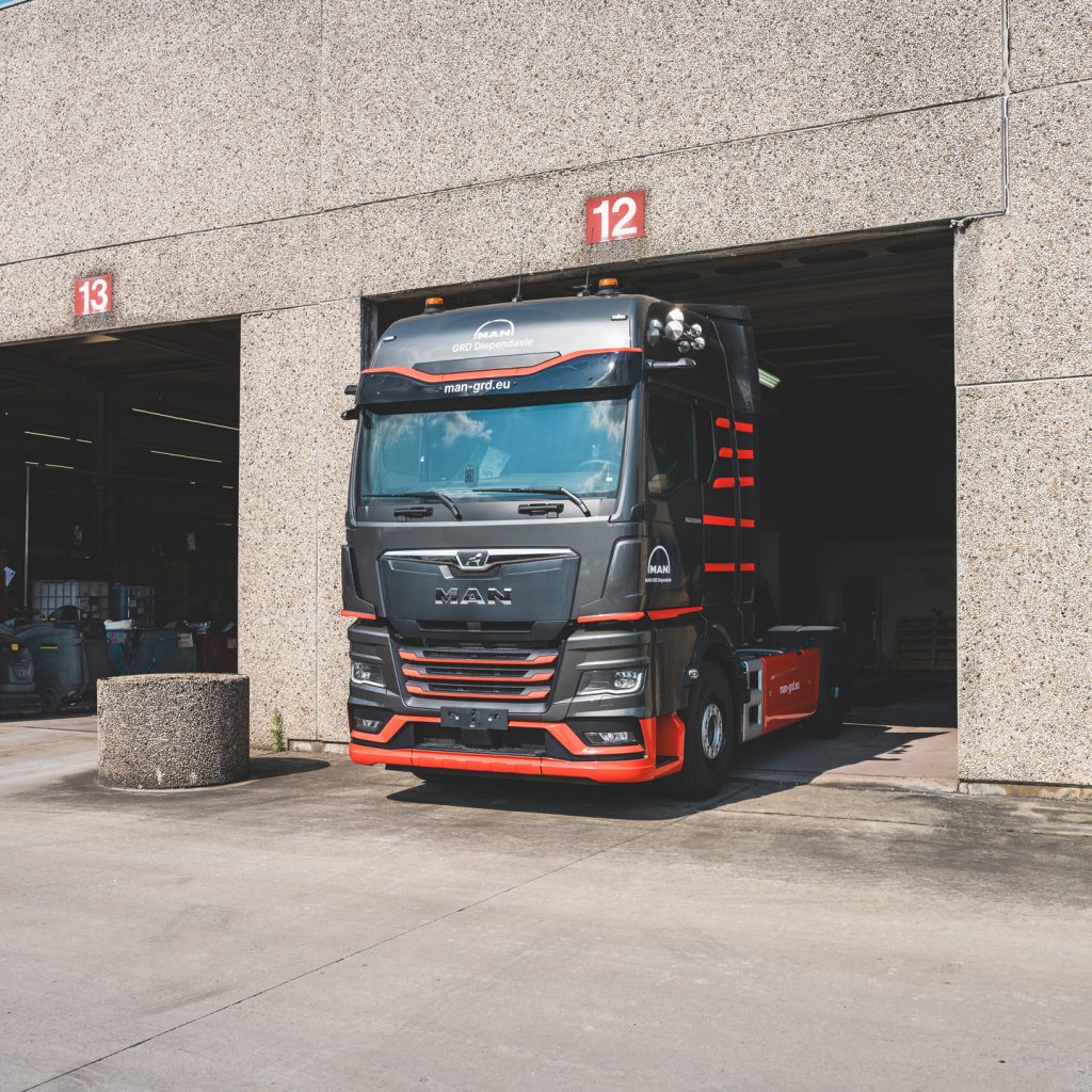 GRD Diependale voertuigbelettering voor reclame op de weg