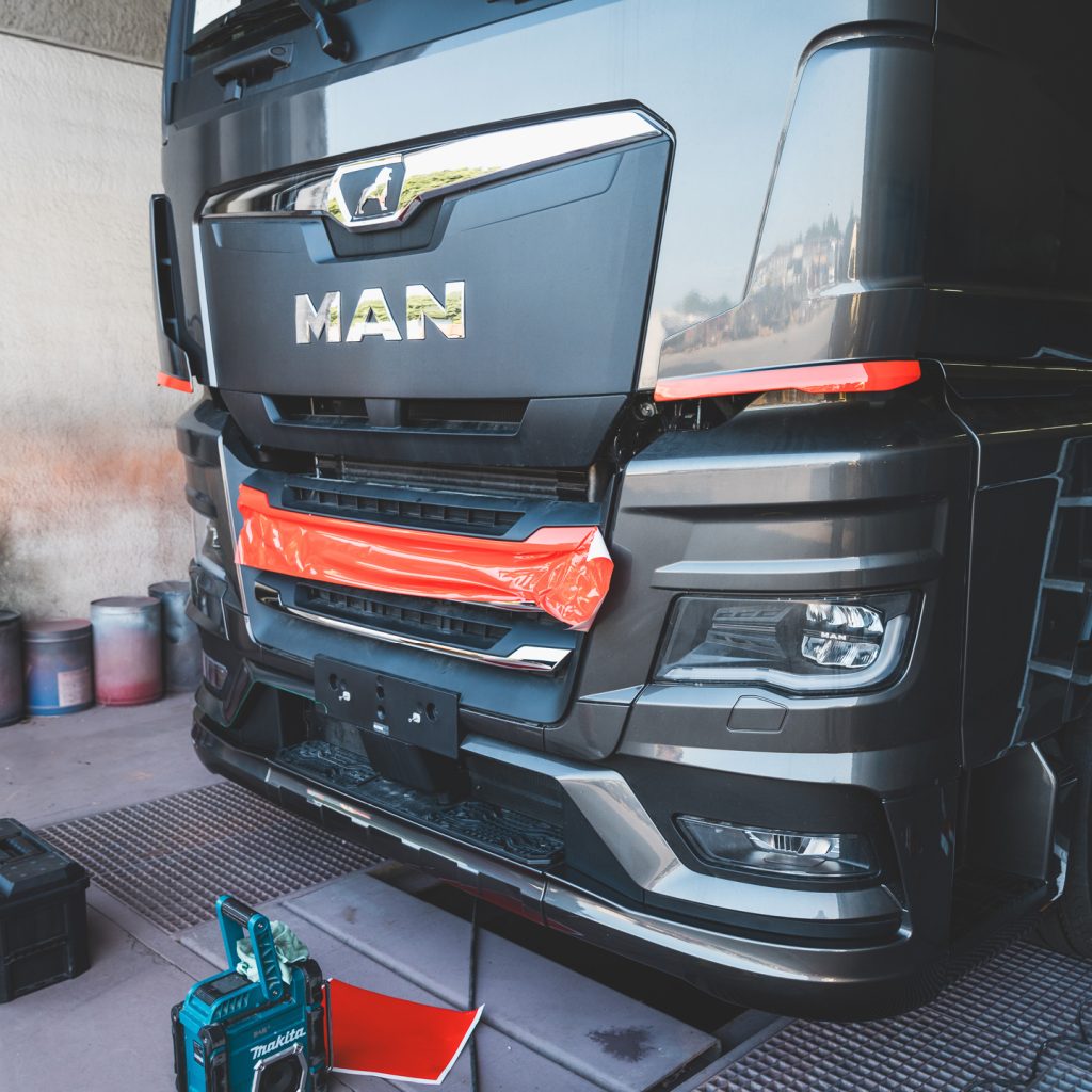 wrapping voor vrachtwagen reclame