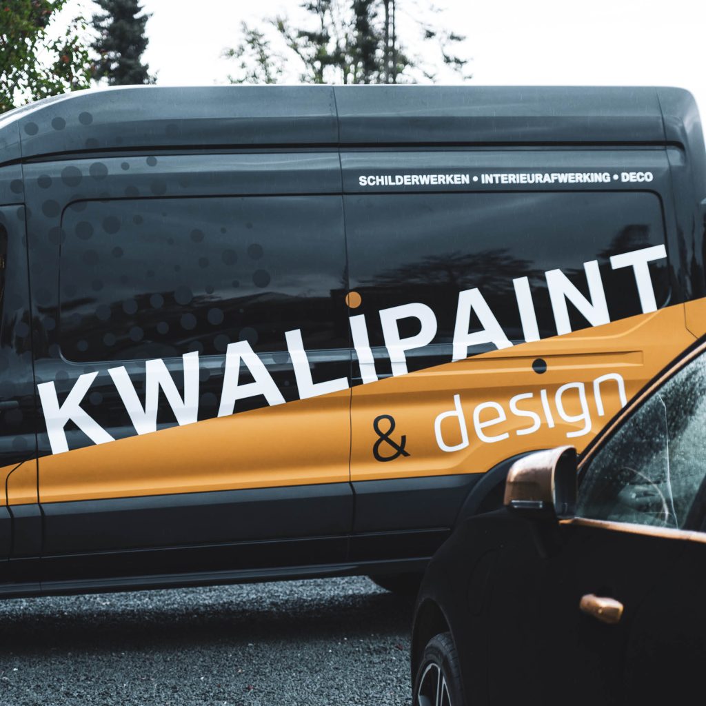 Bestelwagen bestickeren Kwalipaint