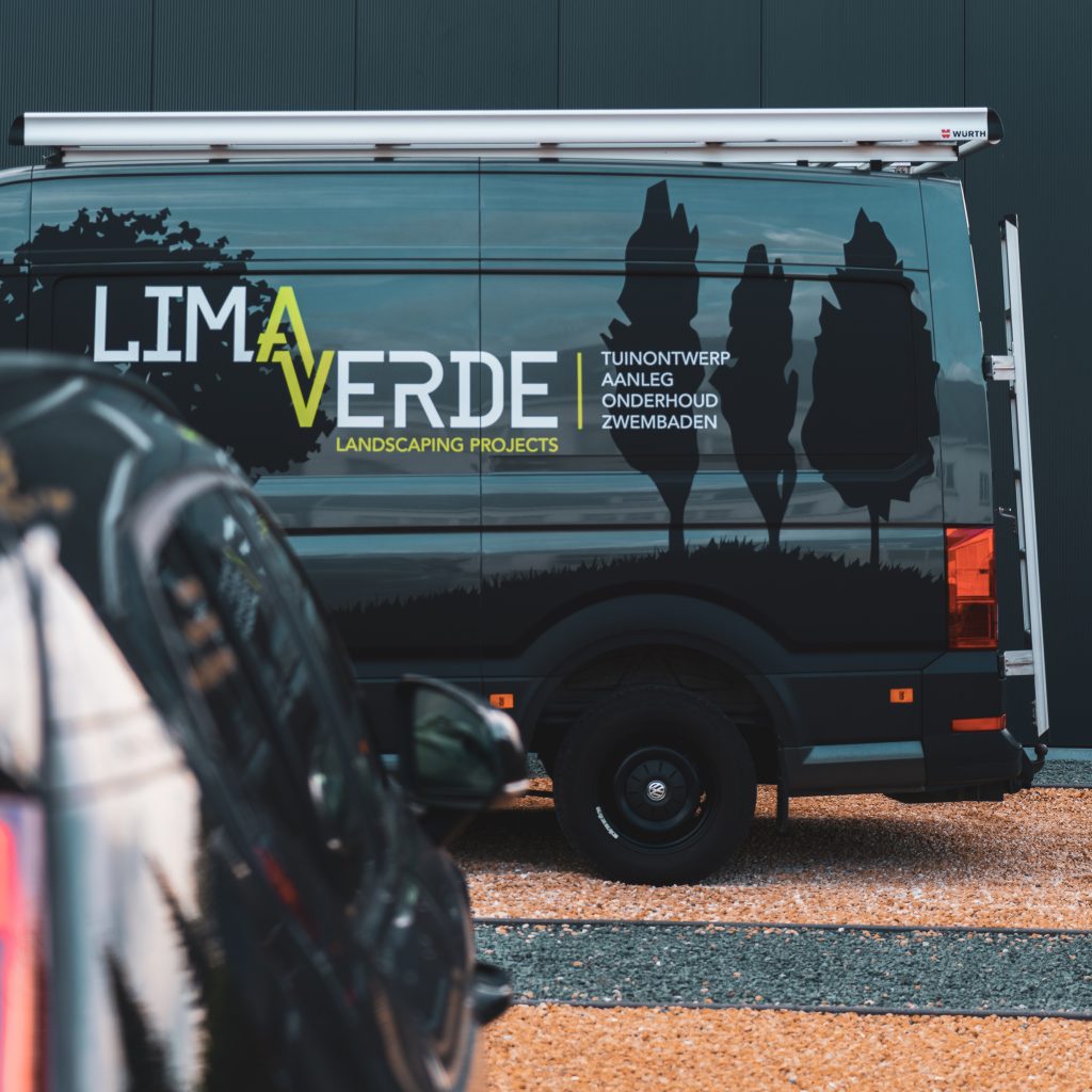 lima verder belettering bestelwagen