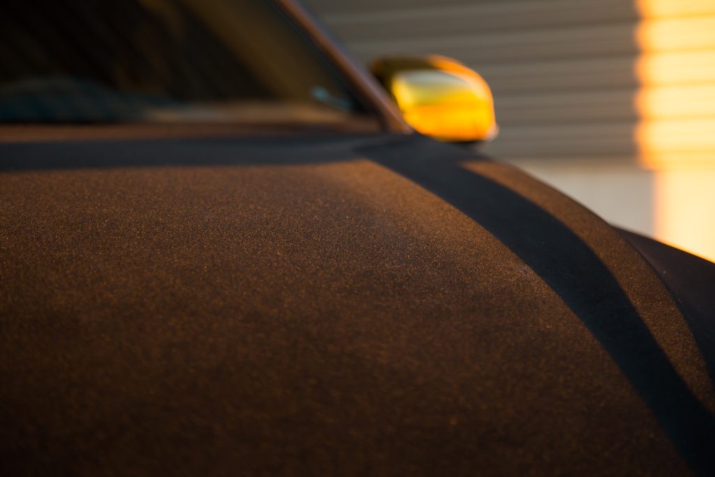 Velours carwrapping detail