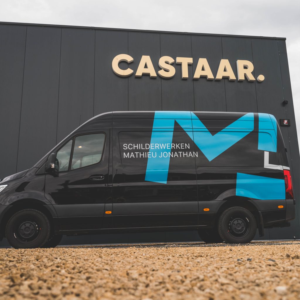 bestelwagen bestickeren in huisstijl