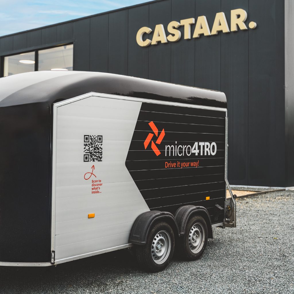 aanhanger bestickeren voor micro4tro