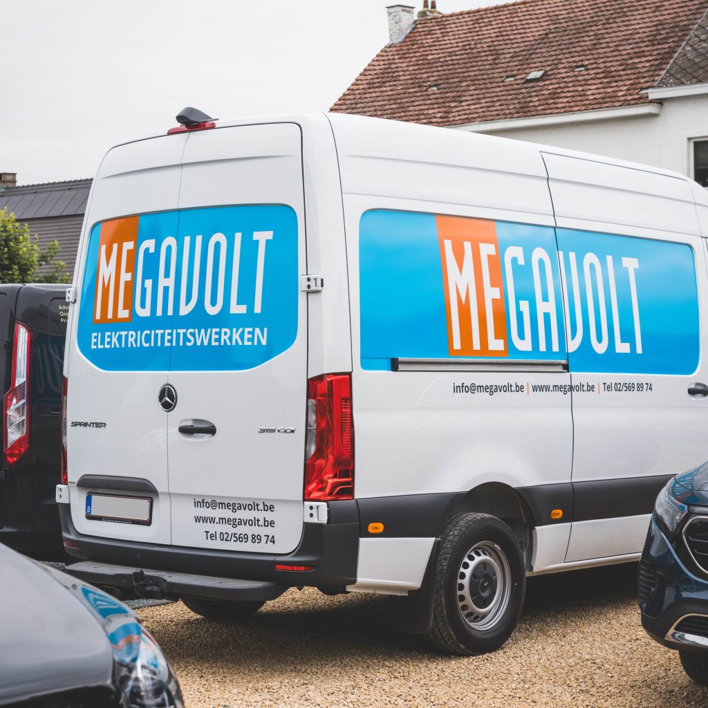 Wrapping Megavolt bestelwagen