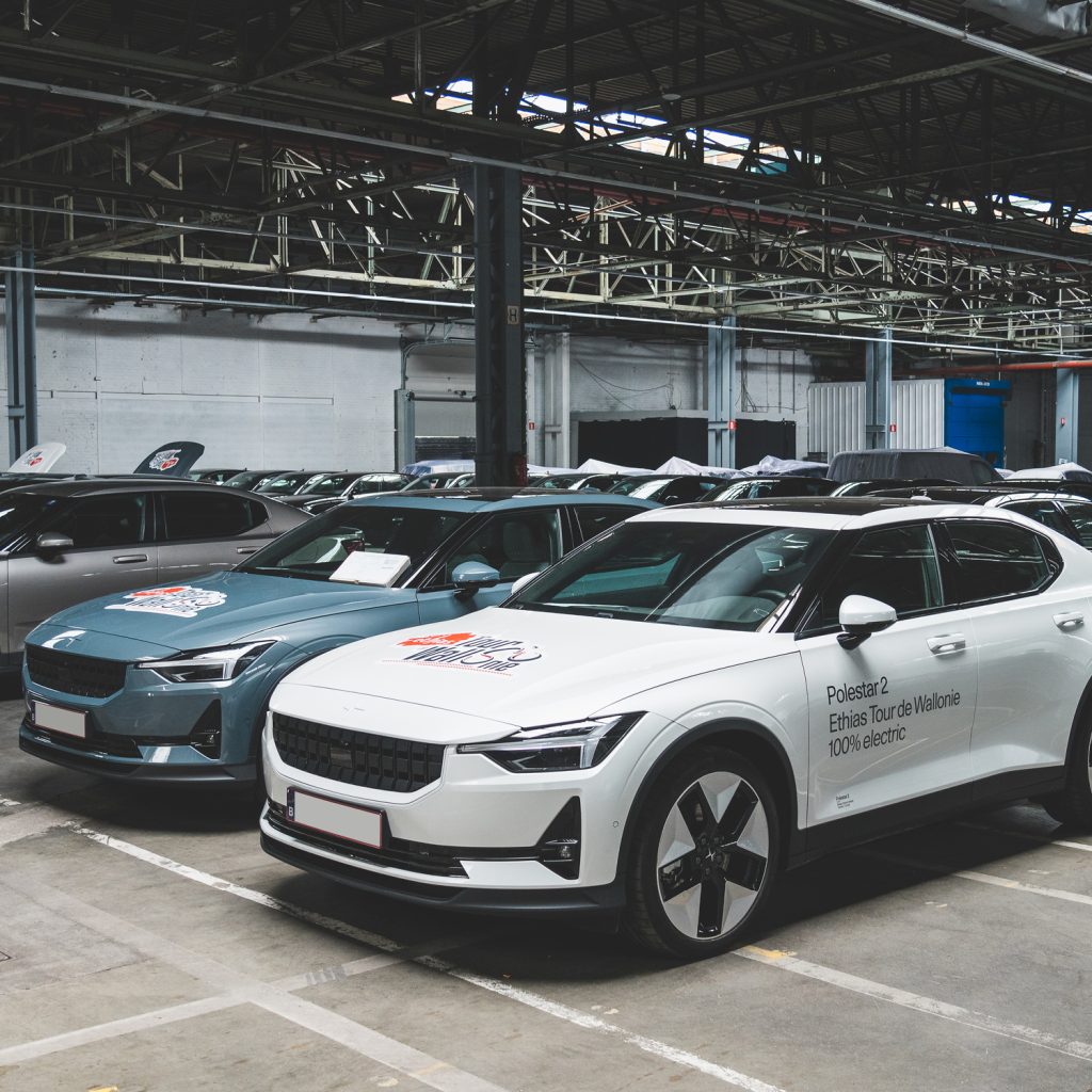 Autobelettering van fleet voor Polestar