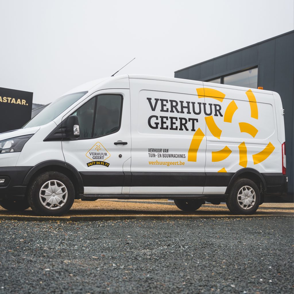 belettering bestelwagen voor reclame