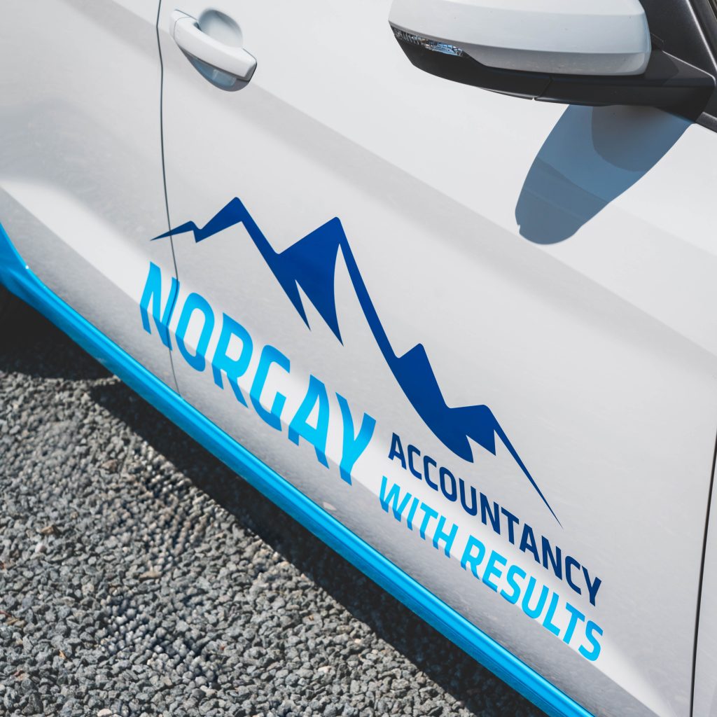 Norgay belettering bedrijfswagen