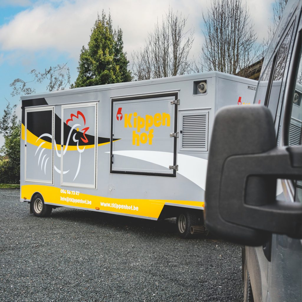 bestickering aanhangwagen van 't kippenhof