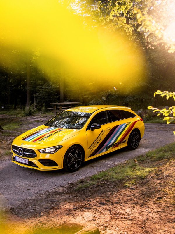 Eurostar wedstrijd met auto