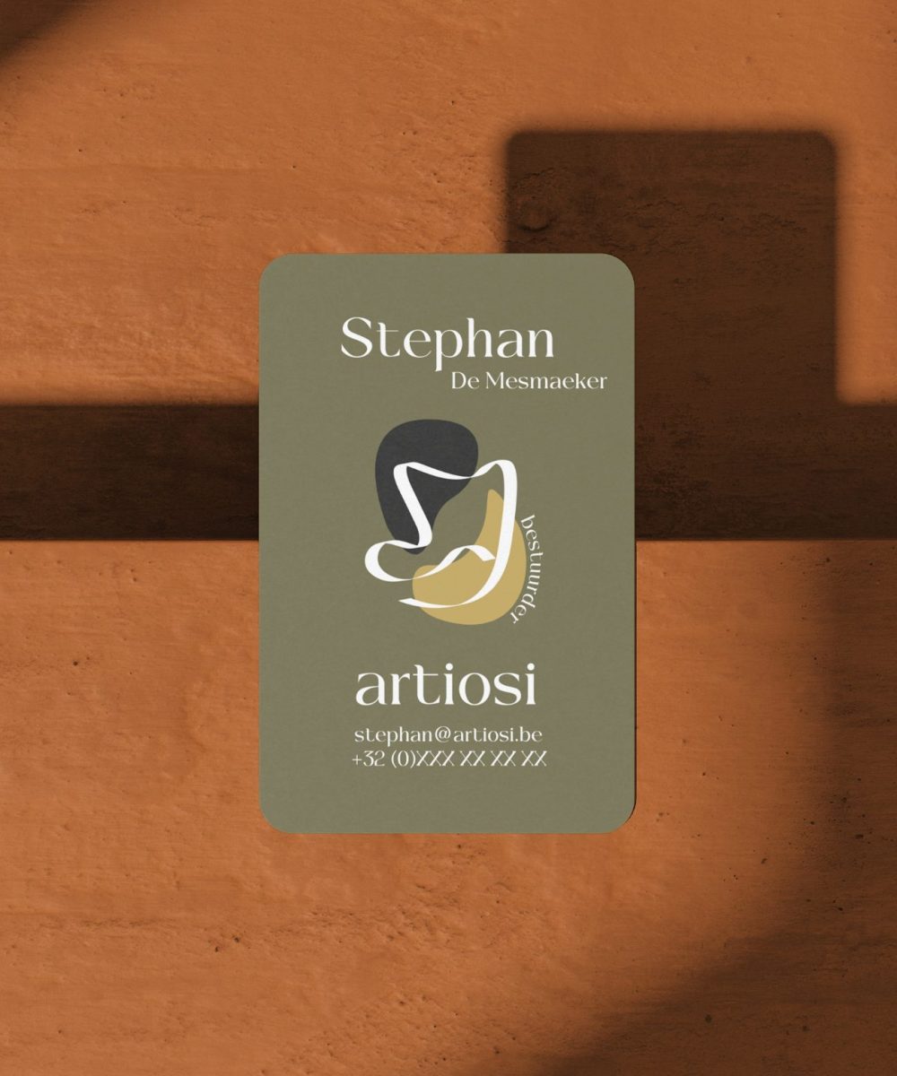 Ontwerp en productie visitekaartje voor Artiosi