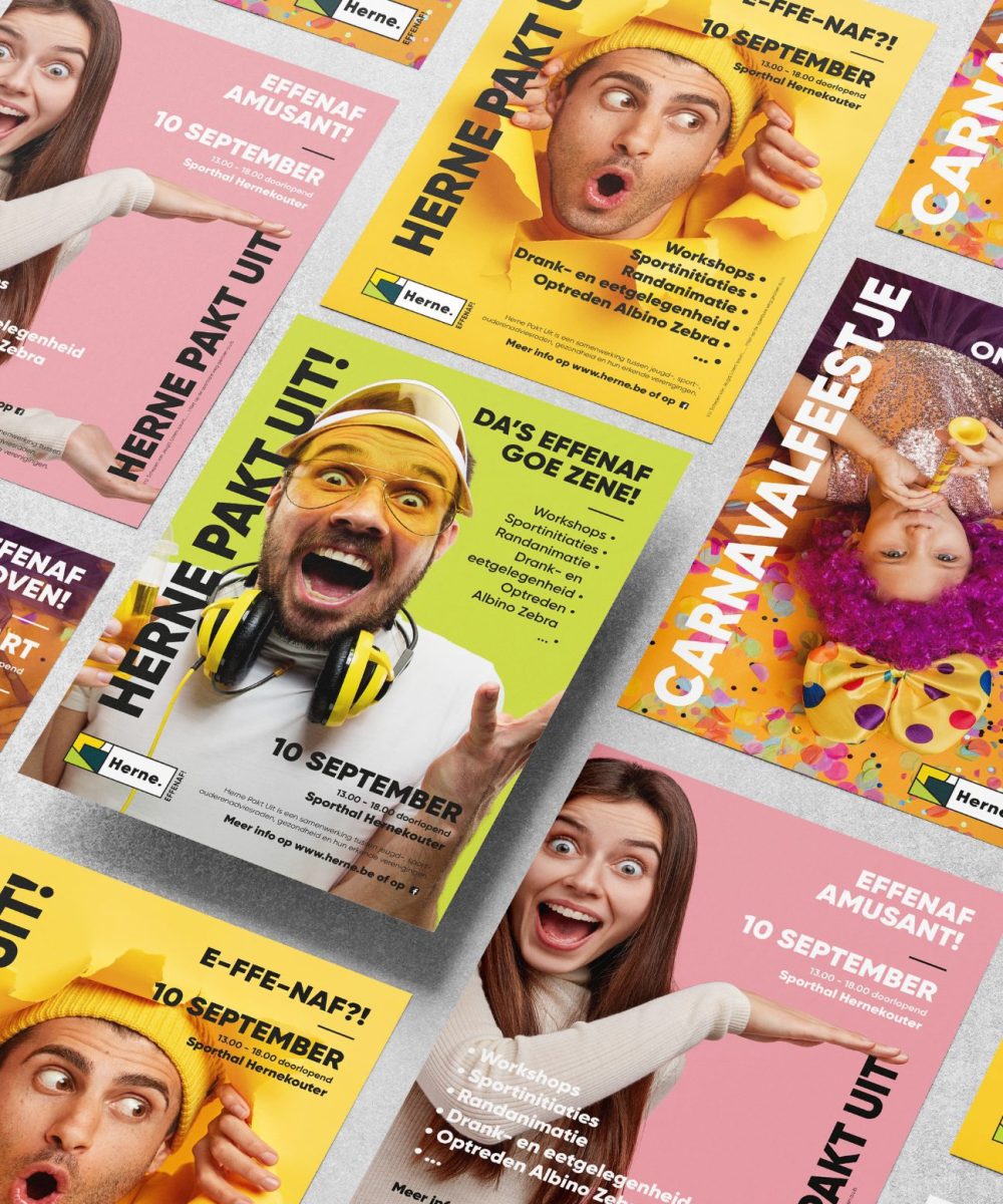 Ontwerp flyer - gemeente Herne - Castaar