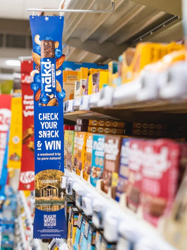 Ontwerp van wobbler voor winkelreclame door Castaar