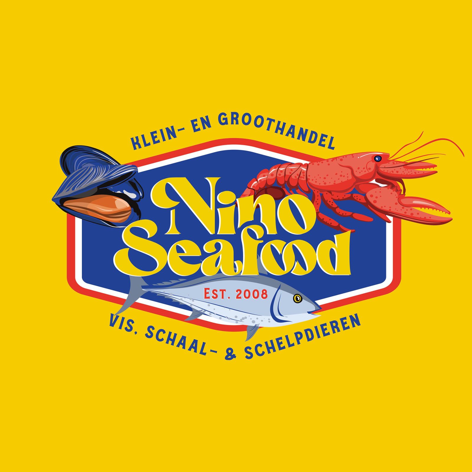 Nieuw logo ontwerpen voor Nino Seafood door Castaar